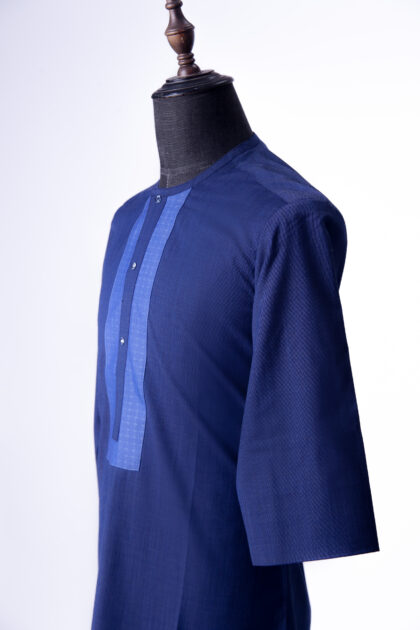 Light Navy Jason Porshe Kaftan
