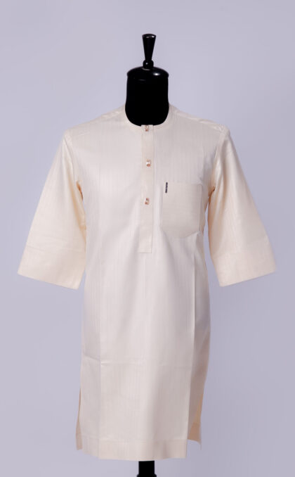 Cream Pin Stripe Jason Porshe Kaftan