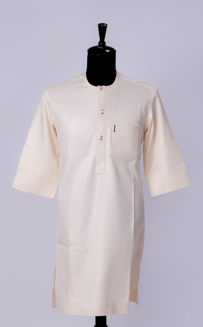 Cream Pin Stripe Jason Porshe Kaftan