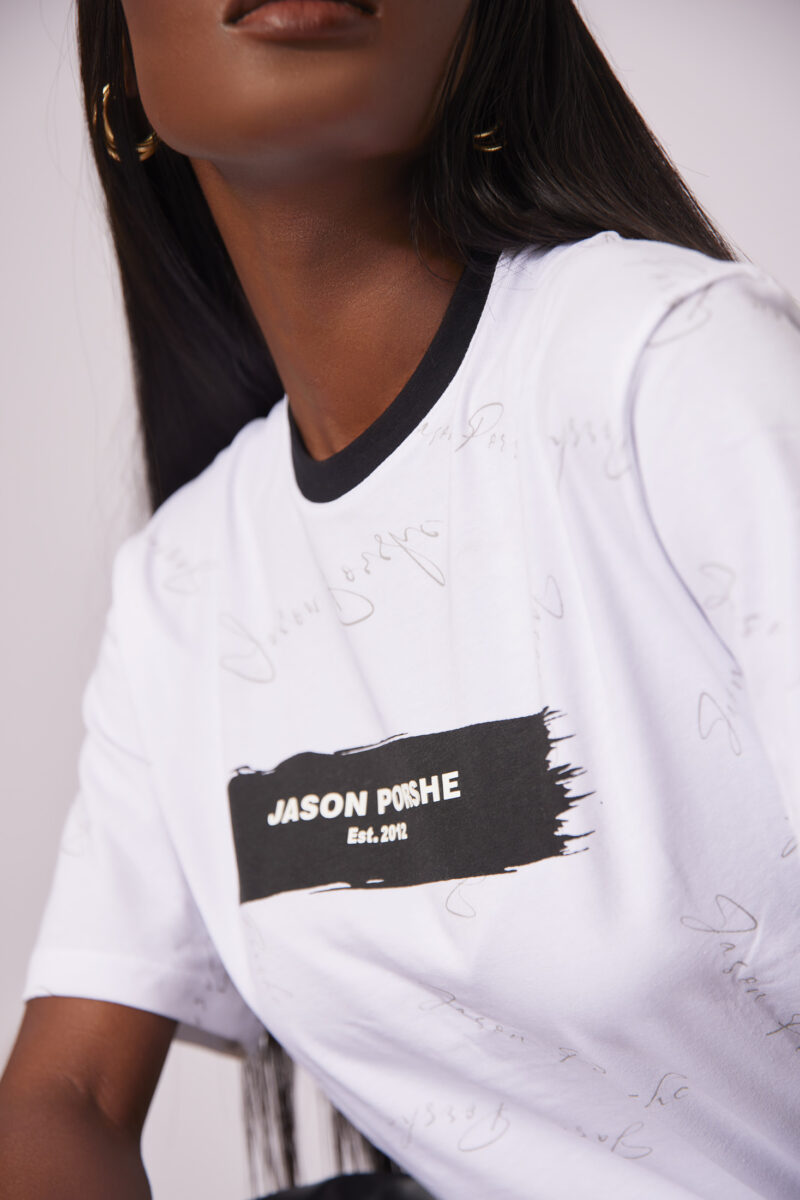 Jason Porshe Signature Print T-Shirt - Image 2
