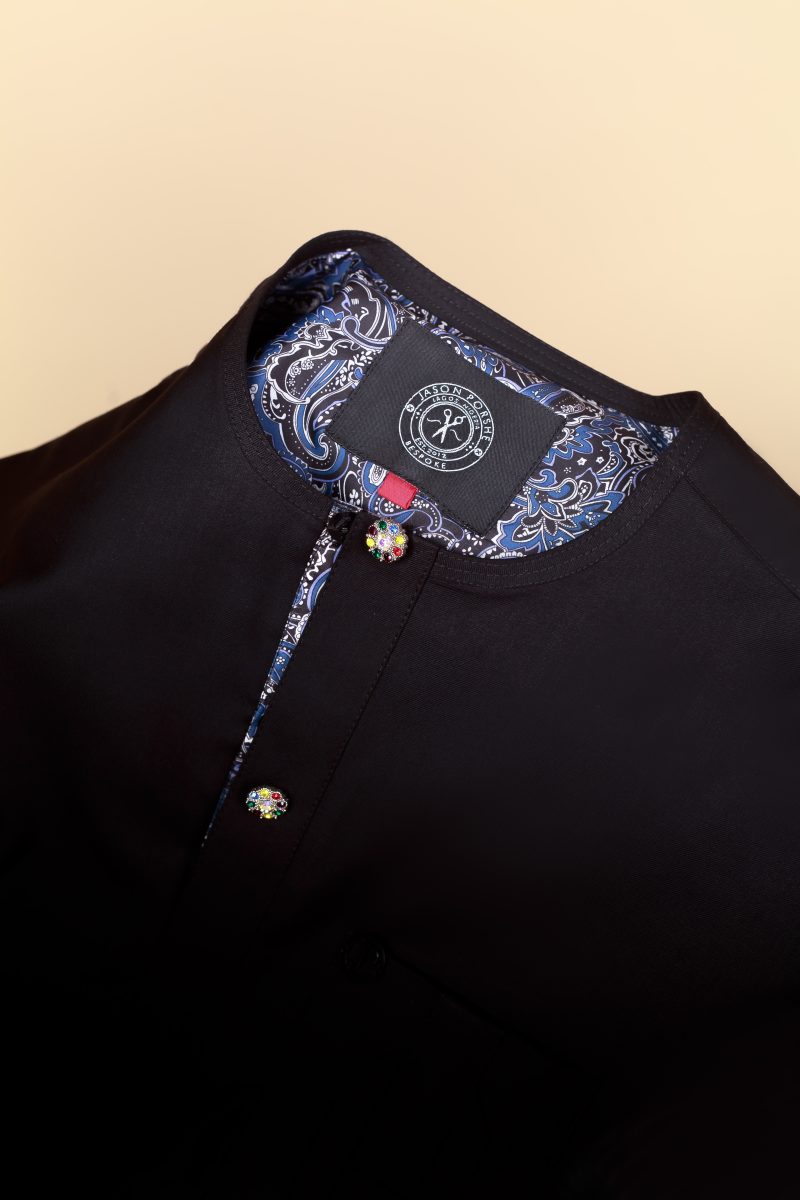'LAG' - Premium Black Kaftan II - Image 2