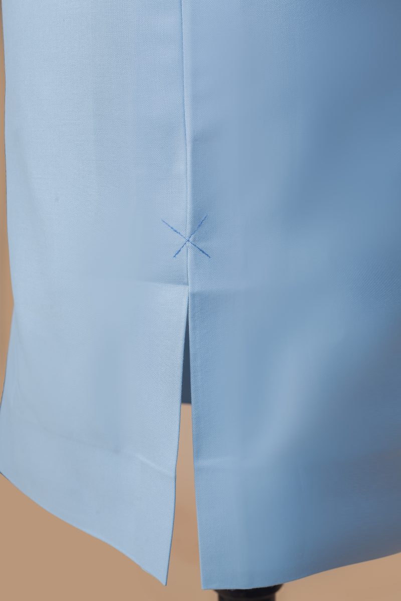 'LAG' - Classic Sky Blue Kaftan - Image 3