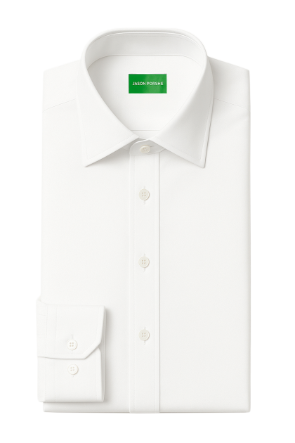 Jason Porshe Classic Collar Shirt (White)