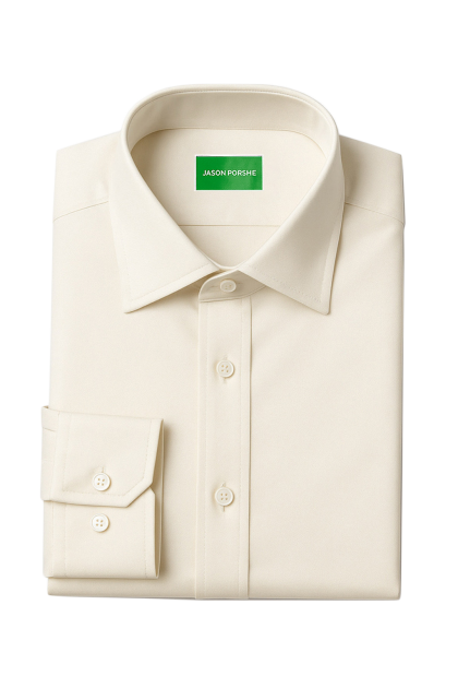 Jason Porshe Classic Collar Shirt Ivory