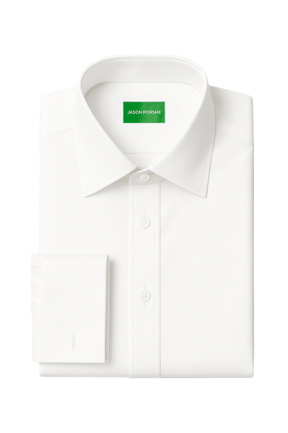 Jason Porshe Classic Collar Cufflinks Shirt