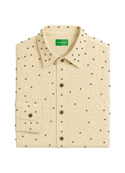 Jason Porshe Pearl Embroidered Shirt (Long Sleeve)