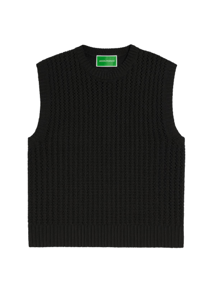 Jason Porshe Hand Knitted Cardi-Vest