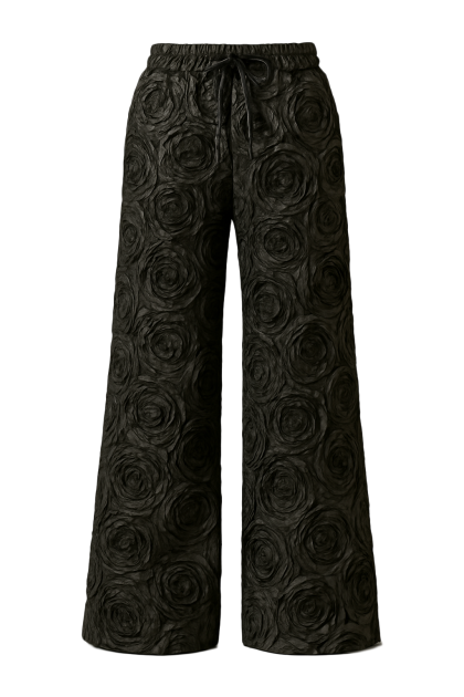 Jason Porshe Floral Patch Pants