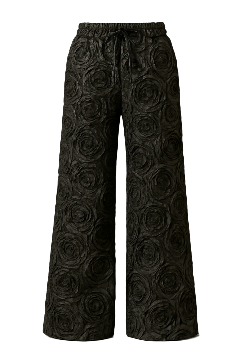 Jason Porshe Floral Patch Pants